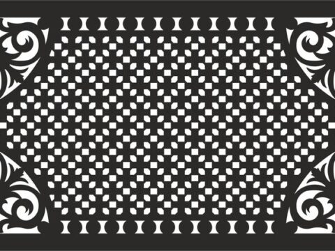 Decorative grill pattern vector Free Vector