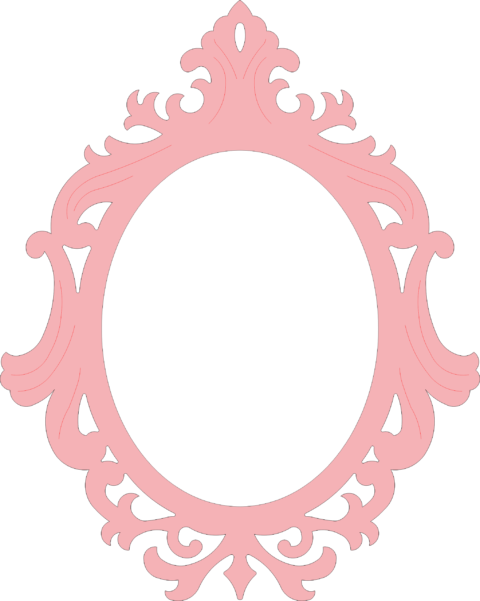 Mirror Frame Laser Cut Template Free Vector