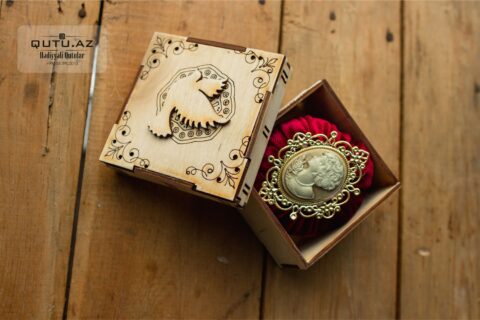 Laser Cut Decorative Wooden Jewelry Box Free Vector