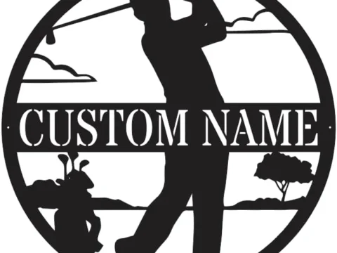 Plasma Cut Signs – Golf Vector Art