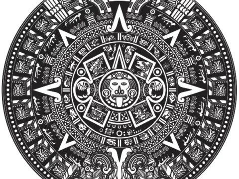 aztec calendar svg