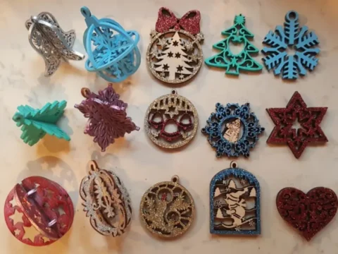 laser cut christmas ornaments patterns free