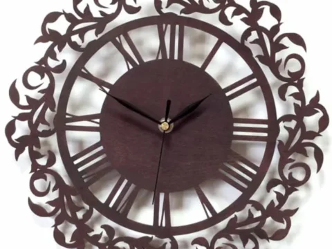 laser cut clock