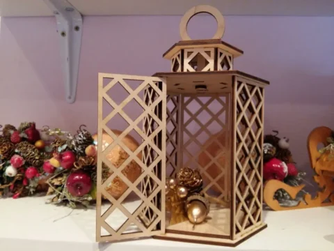 laser cut lantern