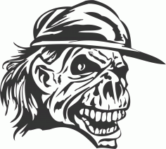 Skull-With-Cap-DXF-File.png